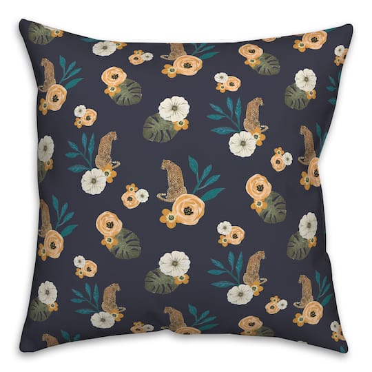 Tropical Jag Throw Pillow